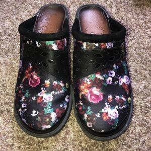Bzees Floral Clog Shoes